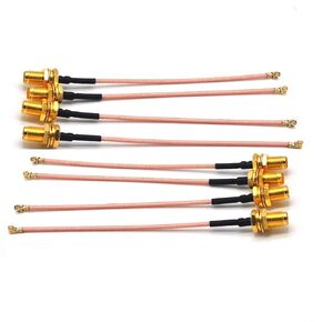8PCS 20CM IPX/UFL to RP-SMA Female Extension Cord Antenna WiFi Pigtail Cable IPEX U.FL IPX Connector to RP-SMA Female Jack Plug RG178 Coax Jumper Cable