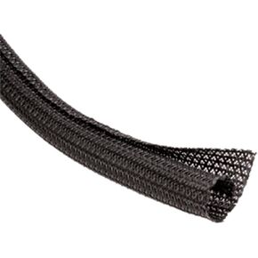 3/8" F6 Braided Wrap Around Sleeving - 10FT - Black