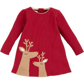 Mud Pie Baby Girls Children Reindeer Tshirt Dress