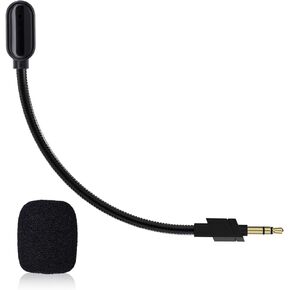 Detachable G733 Boom Mic Piece, 3.5mm Detachable Noise Cancelling Microphone Boom Compatible with Logitech G733 Lightspeed Wireless Gaming Headset