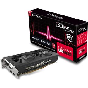 Sapphire 11265-05-20G Radeon Pulse RX 580 8GB GDDR5 Dual HDMI / DVI-D / Dual DP OC with Backplate (UEFI) PCI-E Graphics Card Graphic Cards (Renewed)