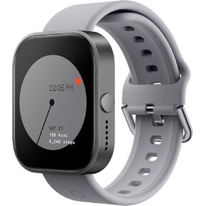 CMF Watch Pro Smartwatch,1.96'' AMOLED Display, IP68 Water Resistant Multi-System GPS Fitness Tracker with Health Monitoring, 13Day Battery Life, Black Grey