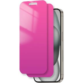 واقي شاشة للخصوصية لهاتف iPhone 15 Pro Max مقاس 6.7 بوصة متدرج ملون 15 ProMax زجاج مقسى 28 درجة مضاد للتجسس خاص مضاد للضوء الأزرق تغطية كاملة مضادة للخدش HD إطار سهل التركيب 2