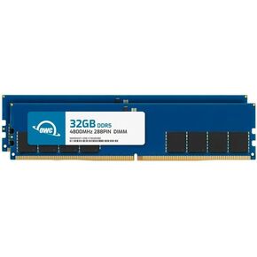 ذاكرة الوصول العشوائي OWC 32 جيجابايت (2 × 16 جيجابايت) DDR5 4800 ميجاهرتز غير ECC DIMM ذات 288 دبوسًا in Kuwait
