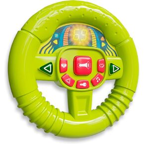 Lollipop Steering Wheel Car Seat Toy - Toddler Toy Steering Wheel with Lights, Sounds, and Buttons - Engaging Fun for Young Adventurers Steering Wheel Toy