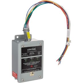 Leviton 32412-DS3 120/240/120 Volt, Hi-Leg Split Phase Delta Panel Protector, DHC and X10 Compatible, 80Ka Max Surge Current