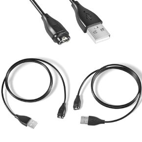 Bonbo Replacement for Garmin Charger Cable 010-12491-01, Compatible for Garmin Multiple Watch Devices (2 Pack)