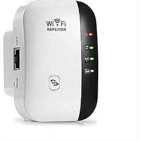 WiFi Extender, WiFi Extenders Signal Booster for Home Up to 5000 sq.ft and 40 Devices, WiFi Range Extender, Wireless Repeater, Long Range Amplifier with Ethernet Port, 1-Tap Setup, Alexa Compatible