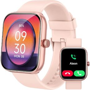 Smart Watch for Women, Alexa Built-in Smartwatch (Answer/Calls) for Android & iPhone, 1.91" HD Fitness & Sleep Tracker with 105+ Sport Modes, IP68 Waterproof, Heart Rate/SpO2/Stress Monitor