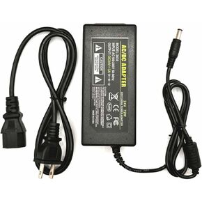 24V 3A 72W Power Supply Adapter,Power Supply Converter AC 100V ~ 240V to DC 24V 3amp Transformer with 5.5x2.5mm/2.1mm DC Output Jack for 5050 3528 LED Strip Module Light, CCTV Camera System