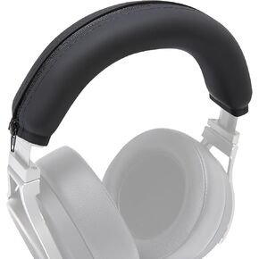 WC BandZ Virtuoso V2 - Silicone Headband Cover for Corsair Virtuoso Headphones by Wicked Cushions | Machine Washable, No More Flaking Leather | for Virtuoso Wireless, XT, and SE | Black