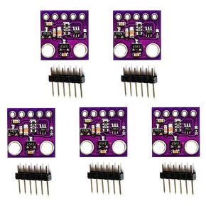 5pcs GY-MAX30102 MAX30102 Heart Rate Click Pulse Blood Oxygen Concentration Pulse Oximetry Sensor Module (Purple Board) for Arduino