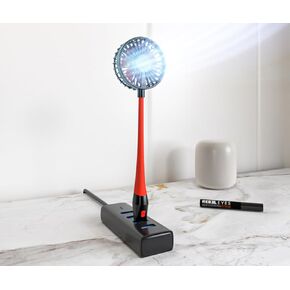 USB Fan, Mini Portable Fan for 360° Rotation, Small Personal Fan for Home Office, Desk Fan Compatible with All USB Outputs such as Laptop/Power Bank/Plug, Pocket Fan for Travel Commute