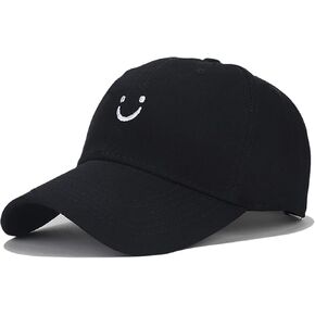 Toddler Baseball Hat Kids Boys Girls Smile Face Trucker Hat Adjustable Cute Baseball Cap for 2-8 Years