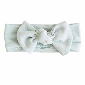 Caden Lane Baby Girl Headwrap with Bow - Stretchy Infant Headband with Knotted Bow