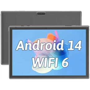 10 Inch Tablet Android 14 Tablets,10" Tableta Computer 6GB RAM 32GB ROM 1024GB Expand, 2MP+8MP Dual Camera WiFi6 BT 1280x800 IPS 10.1 in HD Display Tab, 6000mAh Long Battery Life Tablet PC