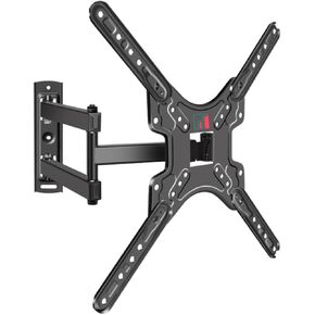 Faluruzi TV Wall Mount Articulating LCD Monitor Bracket Full Motion Extension Arm Rotation Tilt Swivel for Most 14-55-60 inch LED TV Flat Panel Screen, Black