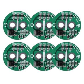 Demeras 6Pcs Super Farad Capacitor Ultracapacitor High Power Switch 2.5V Heat Dissipation with Protection Board Module Limit Plate