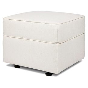 Namesake Willa/Alden Gliding Ottoman in Performance Grey Eco-Weave, Water Repellent & Stain Resistant, Greenguard Gold & CertiPUR-US Certified