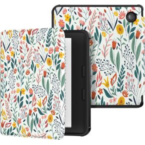 حافظة MoKo لهاتف Kobo Libra Color 7" إصدار 2024، حافظة رفيعة للغاية وخفيفة الوزن مع غطاء استيقظ/غفو تلقائي لهاتف Kobo Libra Color 7" 2024، أخضر أغاف