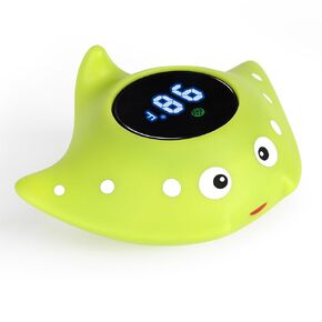 Baby Bath Water Thermometer for Bathtub - Floating Bath Thermometer & Room Thermometer for Infants with Water Temperature Warning - Safety Bath Toy for Toddlers Girls Boys Newborn Kids