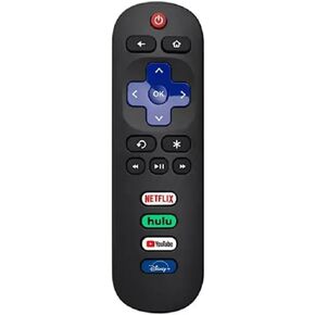 Replacement Remote Control Only for Roku TV, Compatible for TCL Roku/Hisense Roku/Onn Roku/Sharp Roku/Element Roku/Westinghouse Roku/Philips Roku Smart TVs