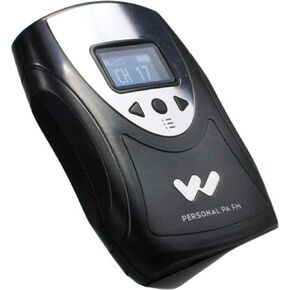 جهاز استقبال Williams Sound FM R38 PPA SelectView FM يناسب جميع أجهزة إرسال Williams Sound 72-76 MHz ذات النطاق العريض، شاشة OLED عالية الدقة 1 بوصة، قابلة لإعادة الشحن in Kuwait