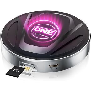 OneCarStereo 2024 ترقية CarPlay Ai Box Wireless CarPlay/محول Android التلقائي، صندوق Magic CarPlay المدمج في Android 13os 8-Core، Ai Box يدعم GPS MirroLink TF/SIM Card، YouTube، Netflix إلخ. in Kuwait