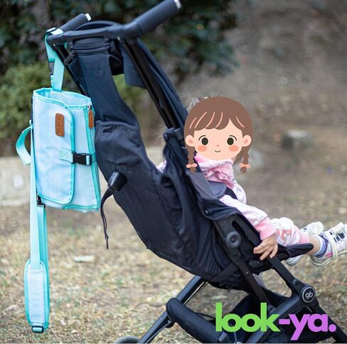 Baby Portable Travel Baby Changing Pad with Foldable Diaper Changing Mat and Shoulder Strap - Waterproof -Changing Station in Saudi Arabia