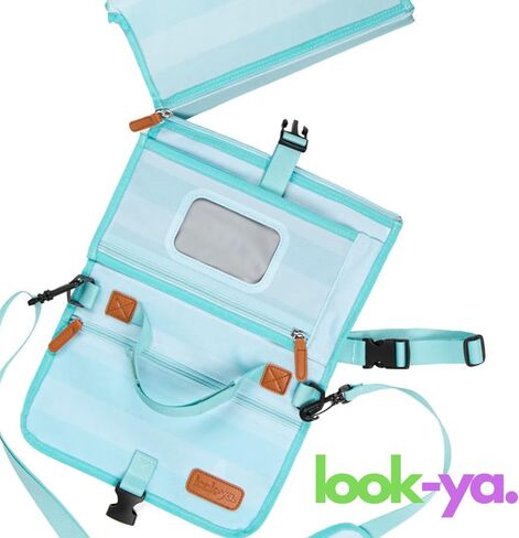 Baby Portable Travel Baby Changing Pad with Foldable Diaper Changing Mat and Shoulder Strap - Waterproof -Changing Station in Saudi Arabia