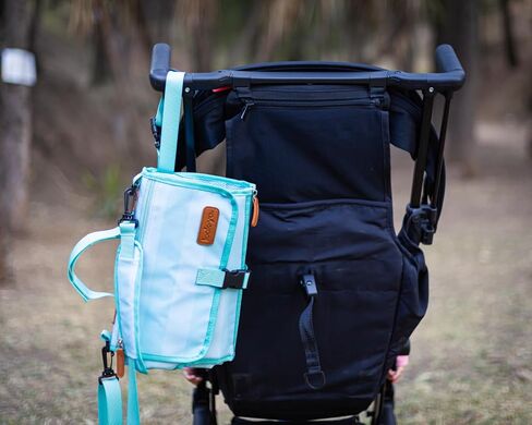 Baby Portable Travel Baby Changing Pad with Foldable Diaper Changing Mat and Shoulder Strap - Waterproof -Changing Station in Saudi Arabia