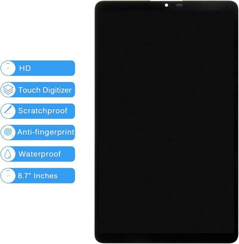 LCD Screen Replacement for Samsung Galaxy Tablet Tab A9 8.7" Wi-Fi SM-X110 X110 LCD Display Digitizer Touch Screen Assembly 8.7 inch Repair Parts+Tools(Black) in Saudi Arabia