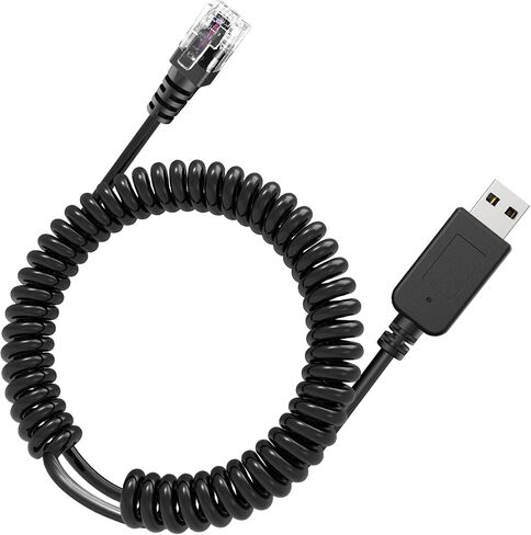 Radar Detector Cable with USB to RJ11 Plug,Power Cable for Radar Detectors,USB 5V-12V Power Cable,for Escort Uniden Radenso XP Beltronics Cobra Whistler Radar Detector(RJ11-6.56FT) in Saudi Arabia