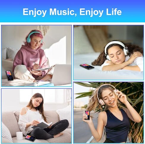 MP3 Player with Bluetooth 128GB Music Player HiFi Lossless with OTG Function HD Speaker FM Radio Voice Recorder EBook Function Digital MP3 TF Card in Saudi Arabia