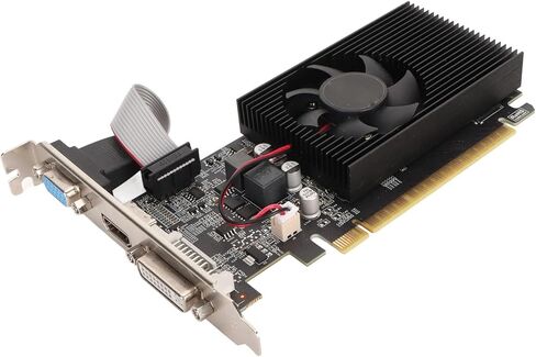 VBESTLIFE GT730 4GB Graphics Card, DDR3, 128bit, PCI Express 2.0 x16, 700/500MHz, Desktop PC Gaming Video Card with , DVI and VGA Ports in Saudi Arabia