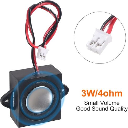 2pcs Speaker 3 Watt 8 Ohm Single Cavity Mini Speaker Full-Range Cavity Mobile Portable Advertising Machine Speaker Connector Separating Interface. in Kuwait