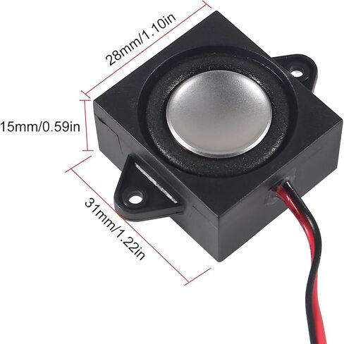 2pcs Speaker 3 Watt 8 Ohm Single Cavity Mini Speaker Full-Range Cavity Mobile Portable Advertising Machine Speaker Connector Separating Interface. in Kuwait