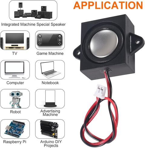 2pcs Speaker 3 Watt 8 Ohm Single Cavity Mini Speaker Full-Range Cavity Mobile Portable Advertising Machine Speaker Connector Separating Interface. in Kuwait