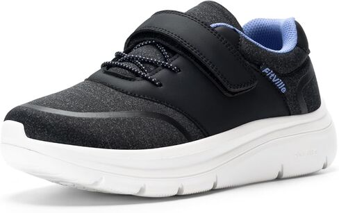 FitVille Diabetic Shoes for Women Slip on Walking Shoes for Swollen Feet Women with Adjustable Strap Wide Sneakers for Women Lightweight Mesh Wide Width Shoes for Women in Saudi Arabia