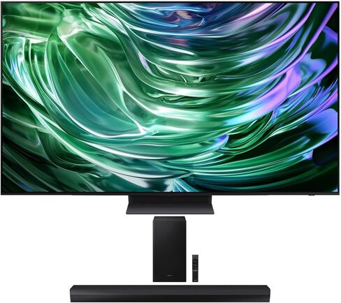 تلفزيون سامسونج QN48S90DAEXZA الذكي 48 بوصة 4K OLED مع Dolby Atmos مع مكبر صوت HW-Q60C 3.1ch ومضخم صوت مع Dolby Atmos (2024) in Kuwait