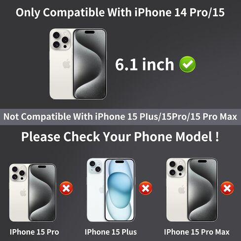 واقي شاشة للخصوصية لهاتف iPhone 15 Pro Max مقاس 6.7 بوصة متدرج ملون 15 ProMax زجاج مقسى 28 درجة مضاد للتجسس خاص مضاد للضوء الأزرق تغطية كاملة مضادة للخدش HD إطار سهل التركيب 2 in Kuwait