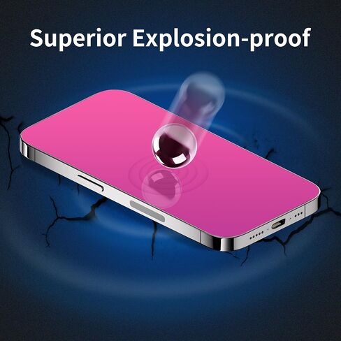 واقي شاشة للخصوصية لهاتف iPhone 15 Pro Max مقاس 6.7 بوصة متدرج ملون 15 ProMax زجاج مقسى 28 درجة مضاد للتجسس خاص مضاد للضوء الأزرق تغطية كاملة مضادة للخدش HD إطار سهل التركيب 2 in Kuwait