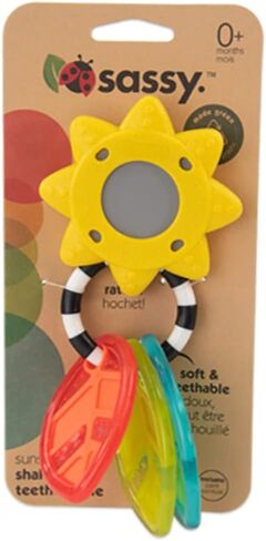 وقح ايكو صن شاين يهز وتسنين حشرجة الموت | مصنوع باللون الأخضر باستخدام البلاستيك النباتي | 0+ أشهر in Kuwait