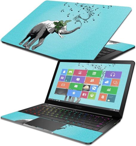 MightySkins Skin Compatible with Razer Blade Stealth 13.3" 2017 - Rattler | Protective, Durable, and Unique Vinyl Decal wrap Cover | Easy to Apply, Remove, and Change Styles | Made in The USA in Saudi Arabia