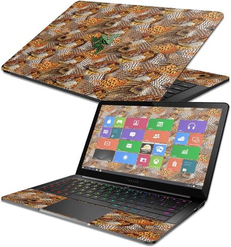 MightySkins Skin Compatible with Razer Blade Stealth 13.3" 2017 - Rattler | Protective, Durable, and Unique Vinyl Decal wrap Cover | Easy to Apply, Remove, and Change Styles | Made in The USA in Saudi Arabia