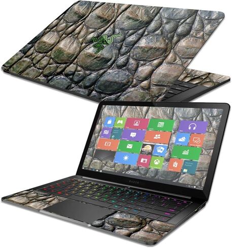 MightySkins Skin Compatible with Razer Blade Stealth 13.3" 2017 - Rattler | Protective, Durable, and Unique Vinyl Decal wrap Cover | Easy to Apply, Remove, and Change Styles | Made in The USA in Saudi Arabia