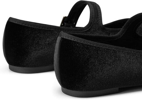 Trary Women's Flats,Mary Jane Shoes Women,Ballet Flats Shoes for Women， Black Flats for Women, Shoes for Women Dressy,Comfortable Dress Shoes for Women, Square Toe Ballet Shoes for Girls in Kuwait