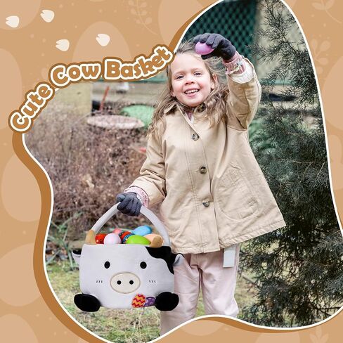 Easter Baskets for Kids, Cute Chick Easter Egg Buckets Huting Festivals Gift for Girls Boys in Saudi Arabia