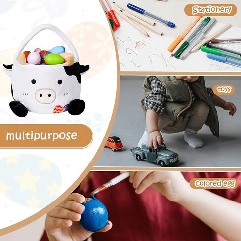 Easter Baskets for Kids, Cute Chick Easter Egg Buckets Huting Festivals Gift for Girls Boys in Saudi Arabia