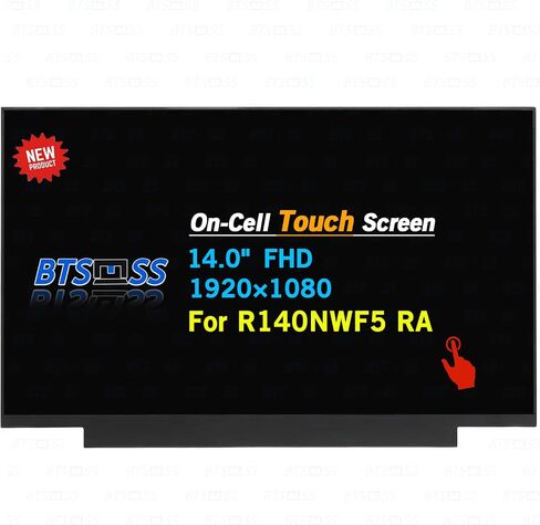 BTSEISS LCD Replacement for Lenovo ThinkPad T490 T490s T495 T495s FRU 01YN150 01YN151 01YN152 Display Screen 14.0" FHD 1920x1080 40 Pins (for Touch Version) in Saudi Arabia